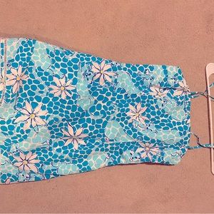 Lily Pulitzer dress, like new , size 4, floral and leopard 🐆.